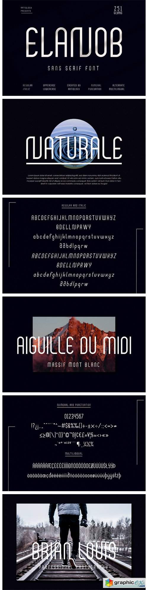  Elanob Font 