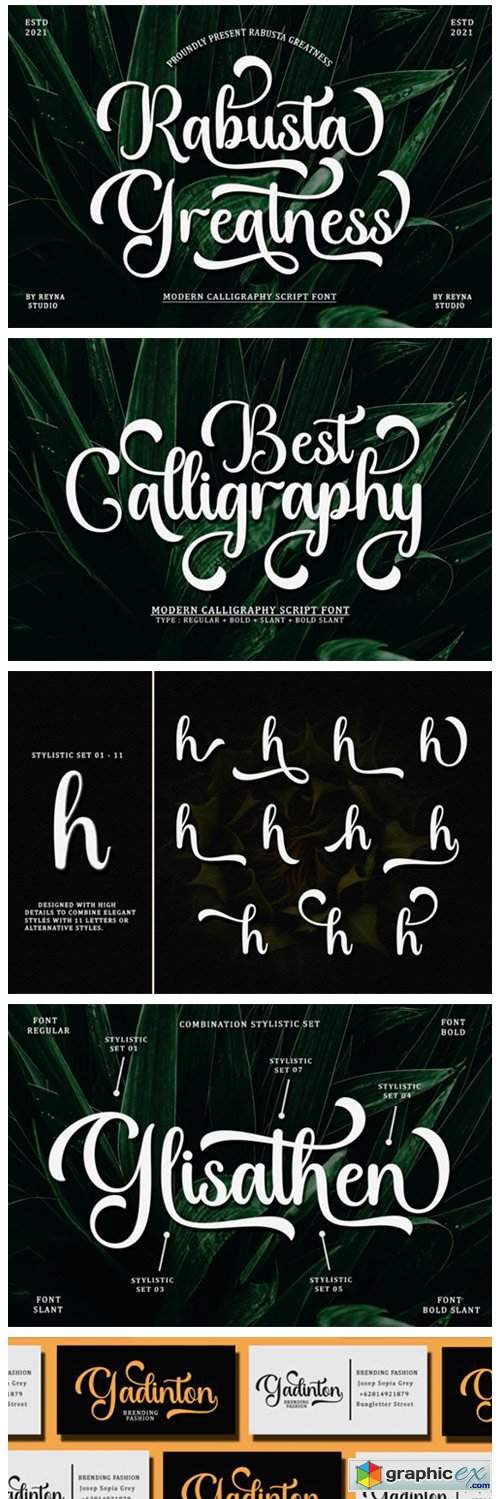  Rabusta Greatness Font 