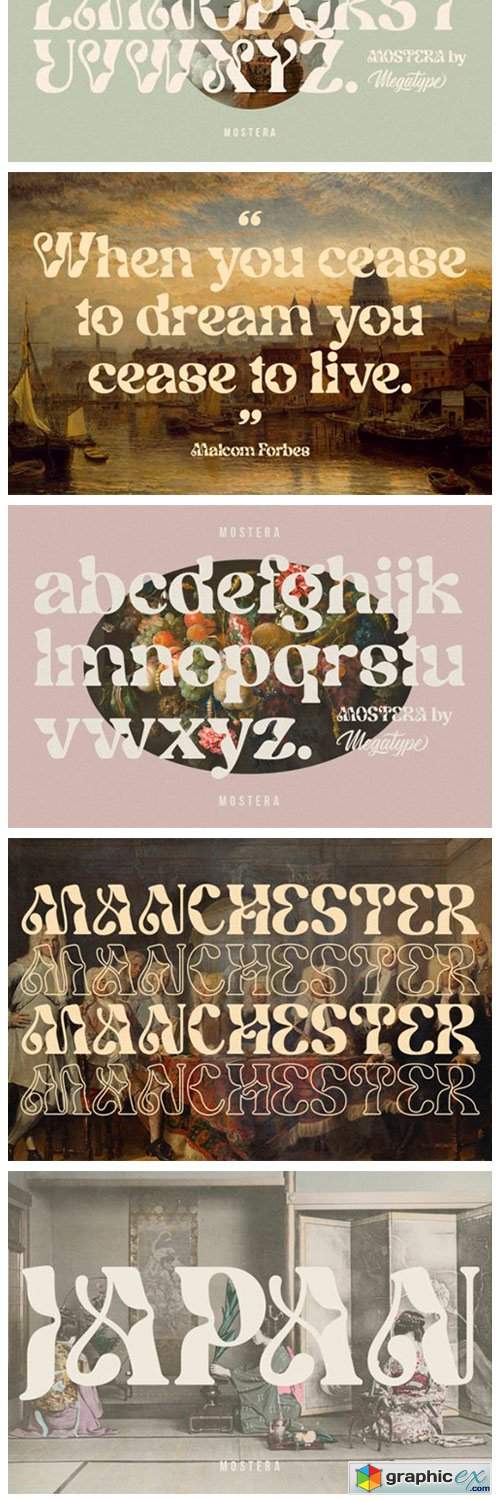  Mostera Font 