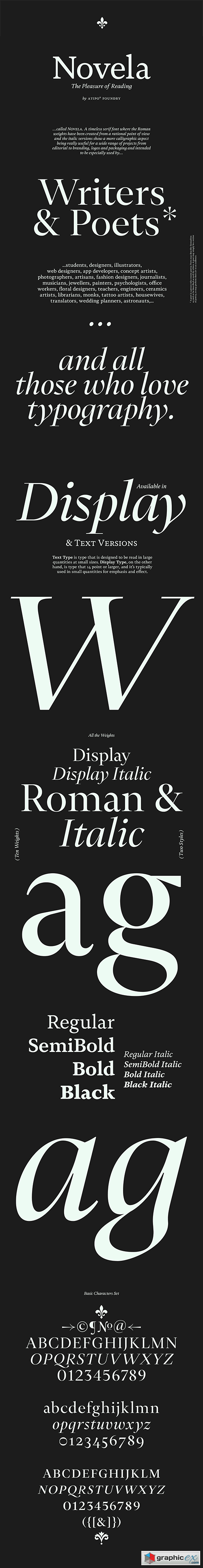  Novela Font Family 