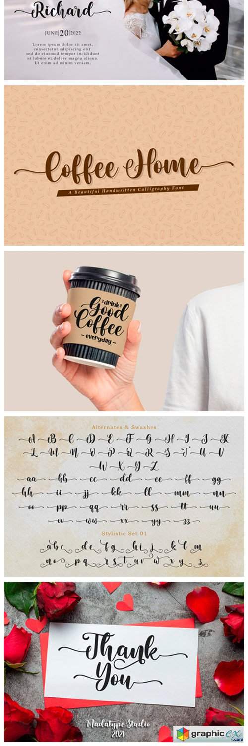  Coffee Home Font 