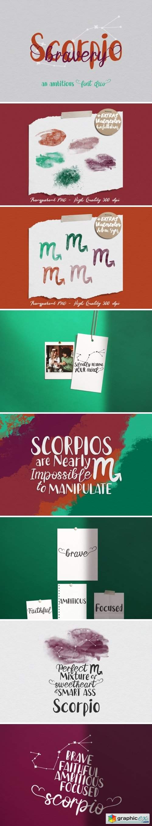  Bravery Scorpio Duo Font 