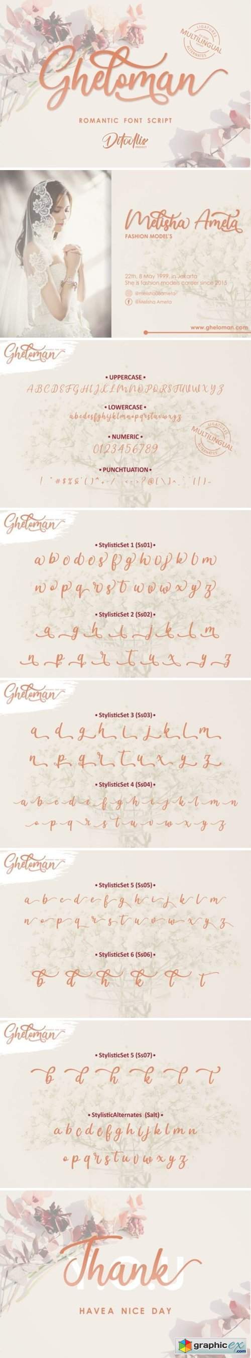 Gheloman Script Font