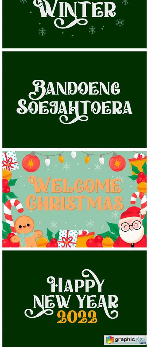  Home Christmas Font 