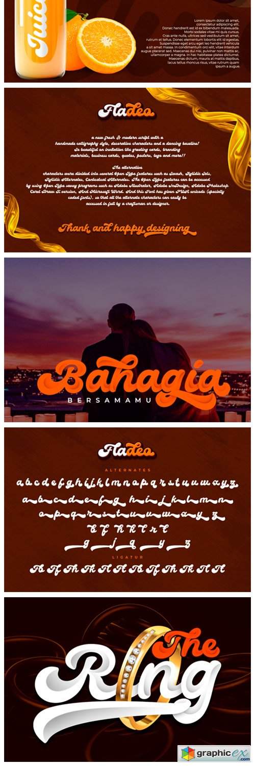  Fladeo Font 