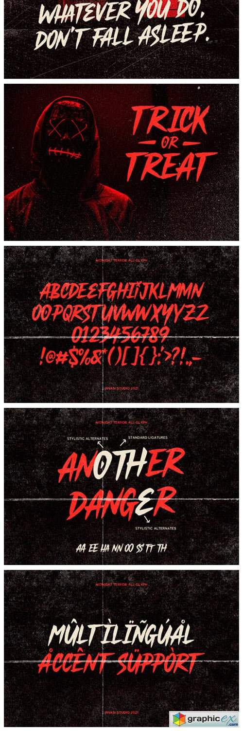  Midnight Terror Font 