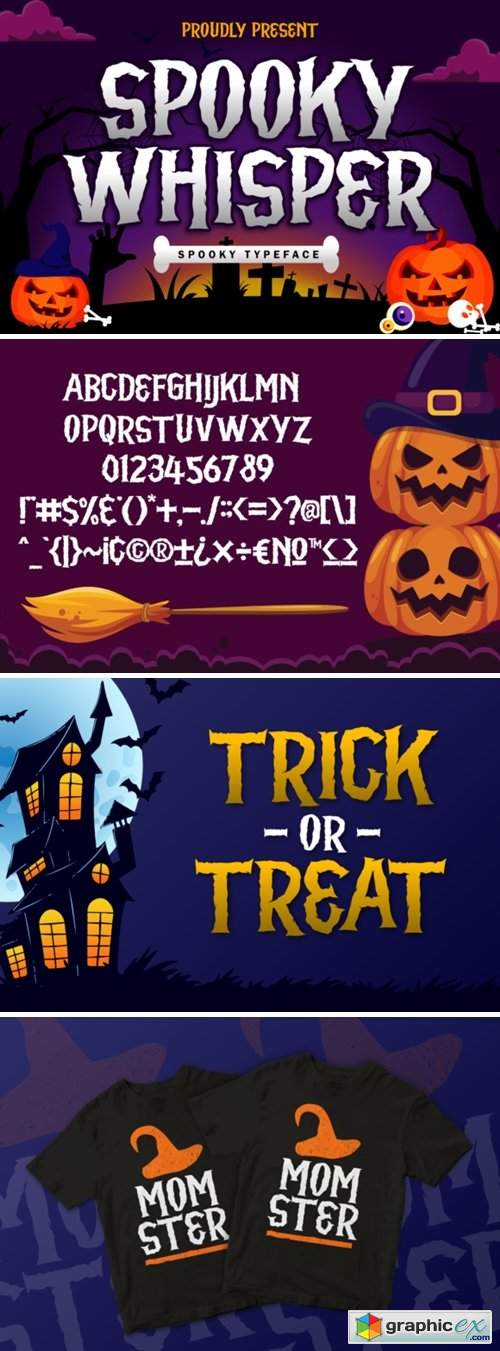  Spooky Whisper Font 