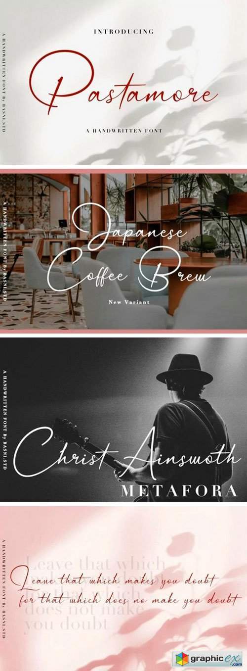 Pastamore Script Font