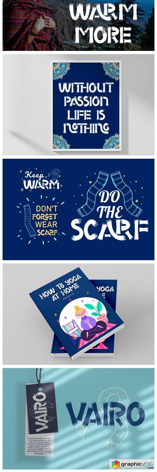  Scarf Bandana Font 