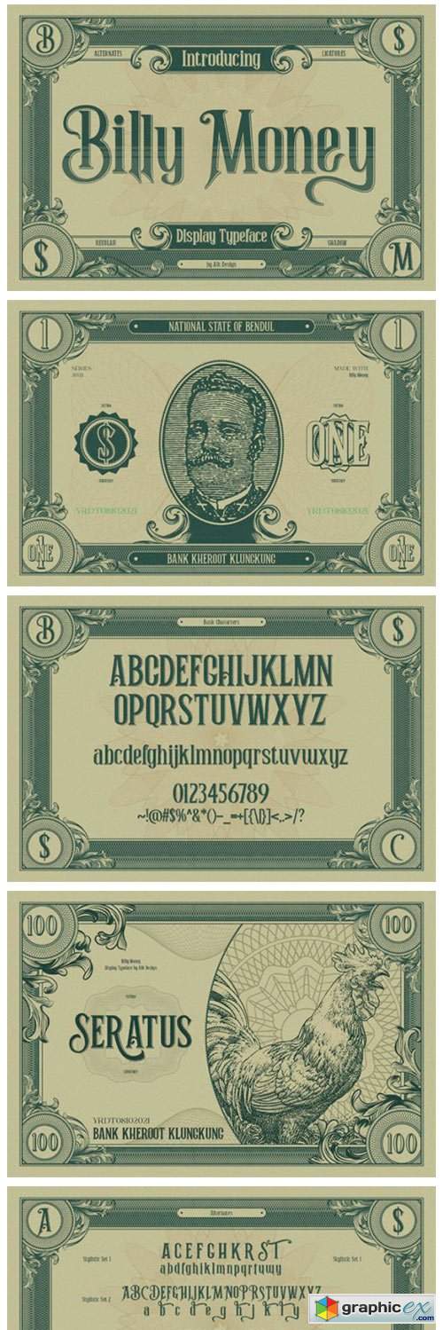  Billy Money Font 