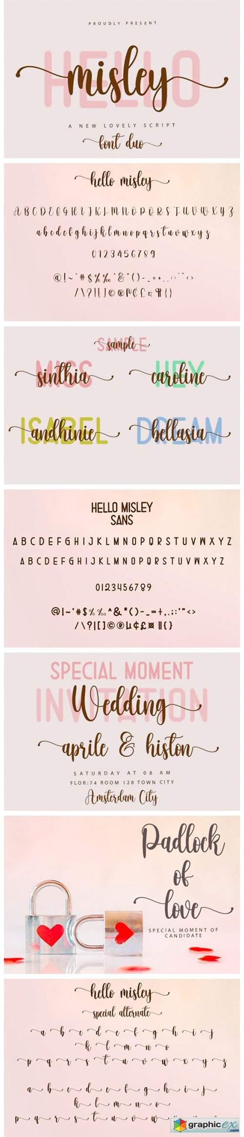 Hello Misley Font 