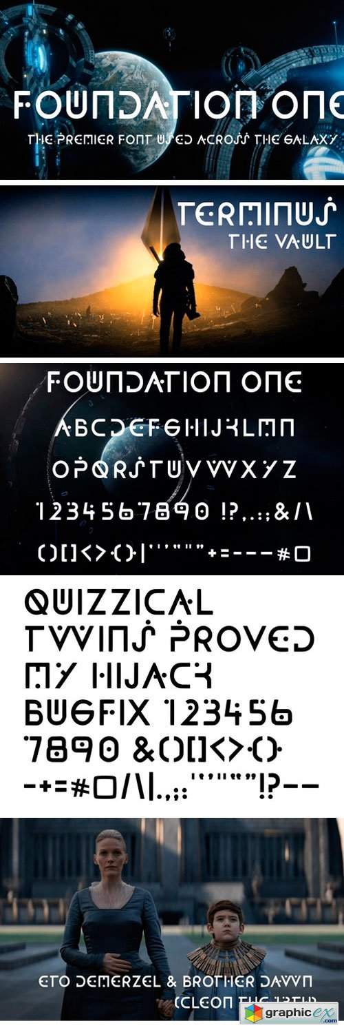  Foundation One Display Font 