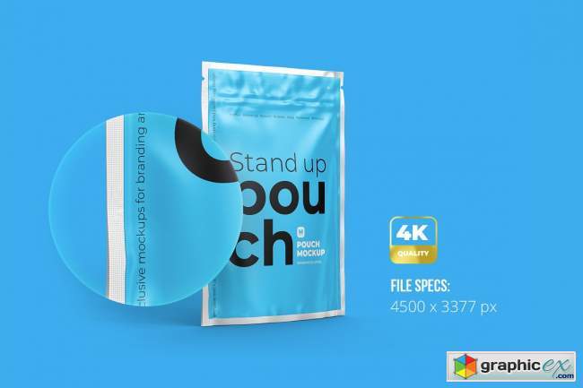 4"x6" Stand-Up Pouch. Half Side 5218100