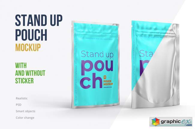 4"x6" Stand-Up Pouch. Half Side 5218100