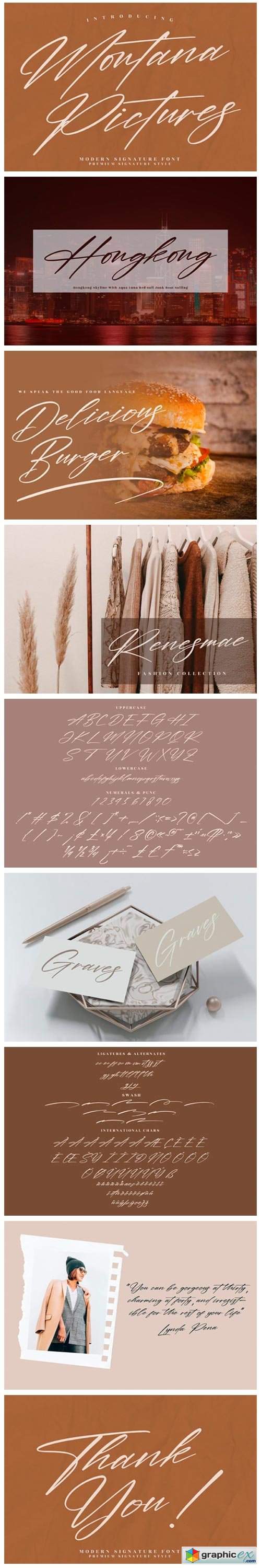  Montana Pictures Font 