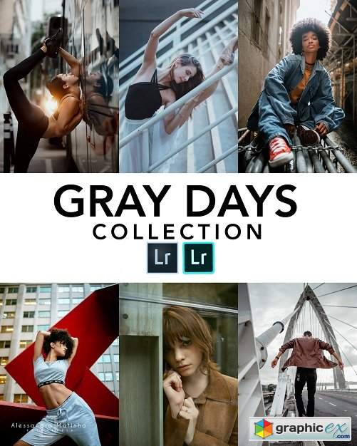  Alessandro Marinho - Gray Days Collection - Mobile Presets 