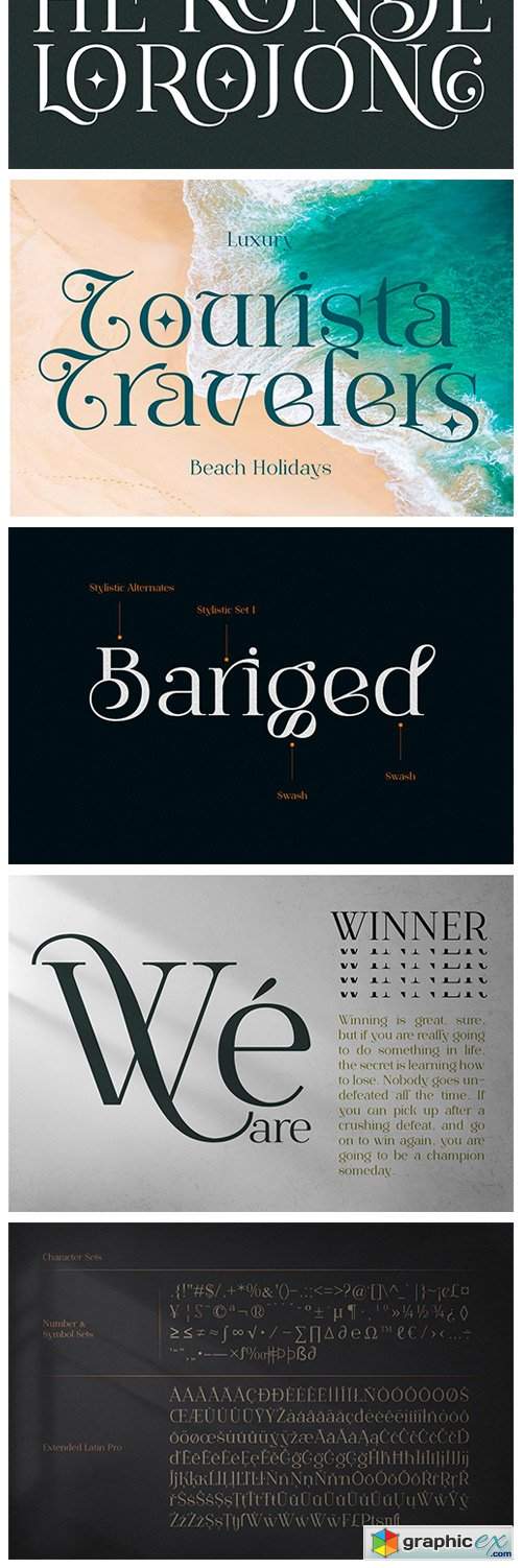 Negra - Two Style Font 