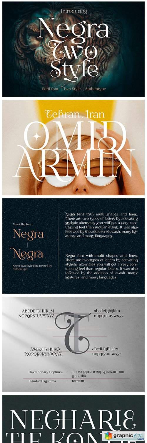 Negra - Two Style Font 