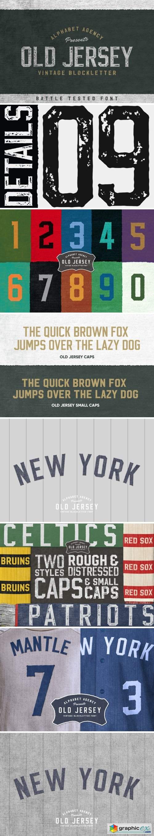  Old Jersey Font 