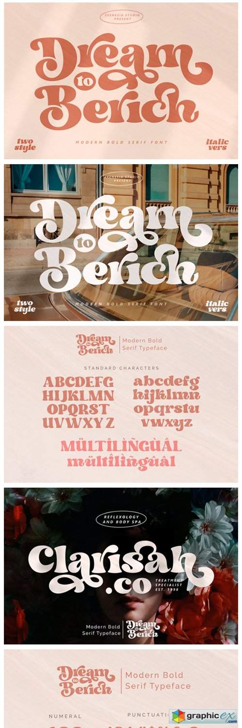  Dream to Berich Font 