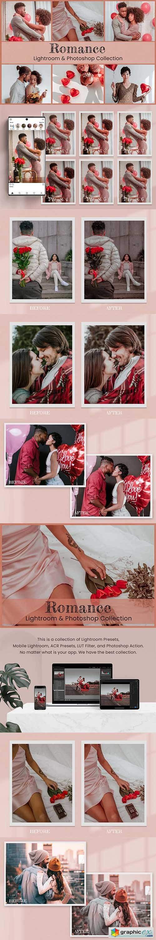Romance Lightroom Photoshop LUTs 
