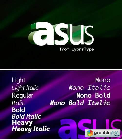  LT Asus Sans Serif Font 