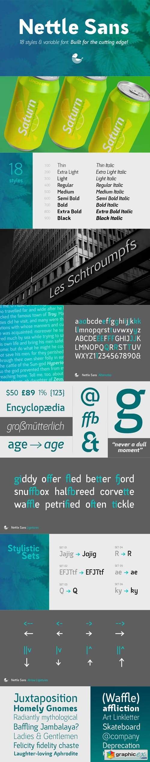 Nettle Sans Font Family