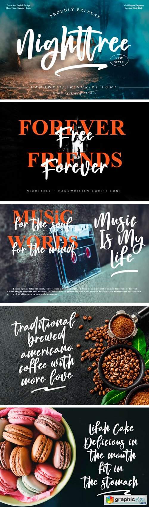  Nightree Script Font 