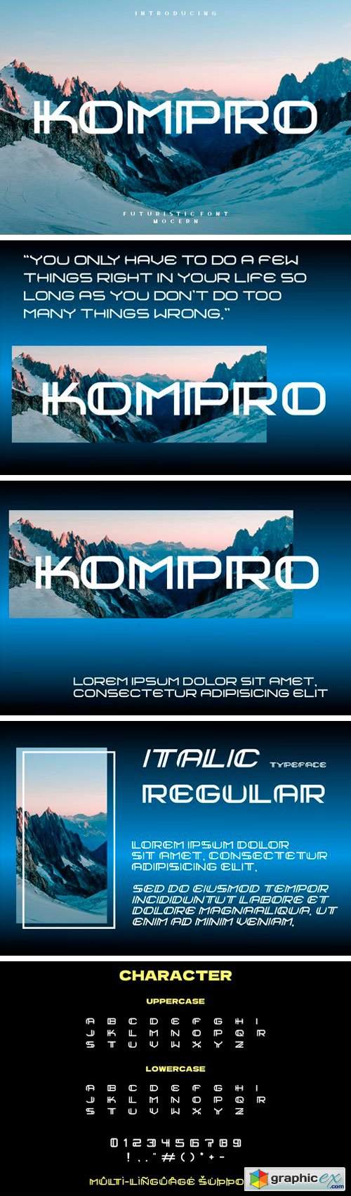 Kompro Display Font 