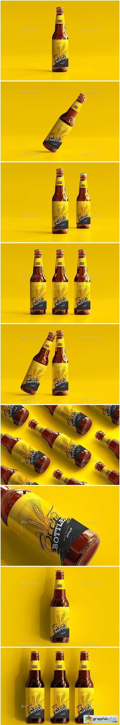 Beer Bottle Mockups 33634977