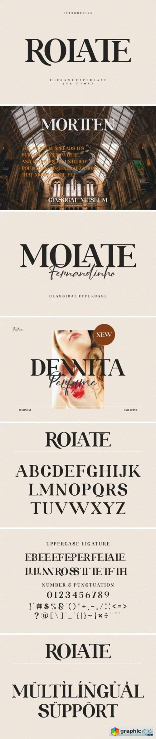 Rolate Font