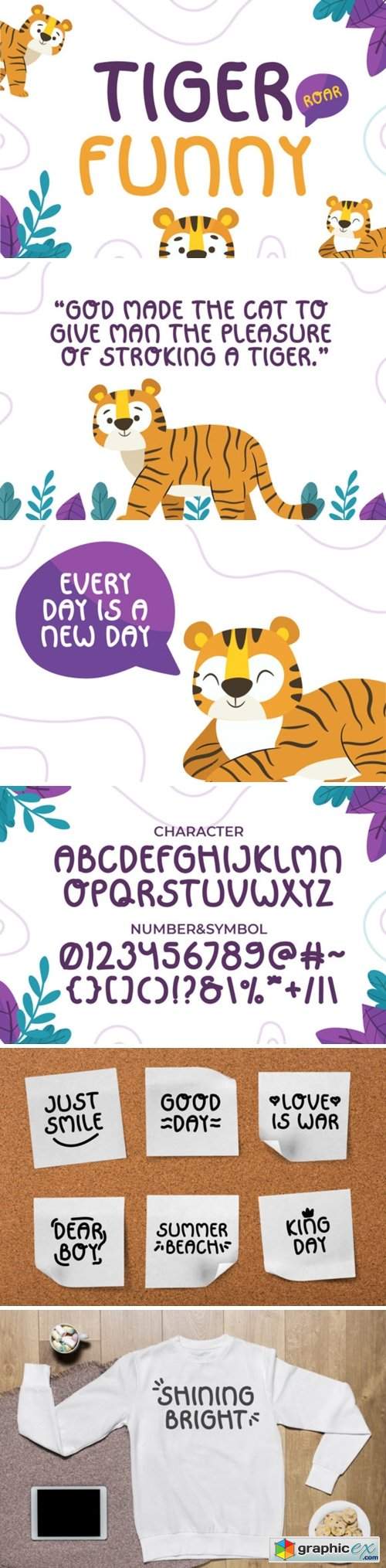  Tiger Funny Font 