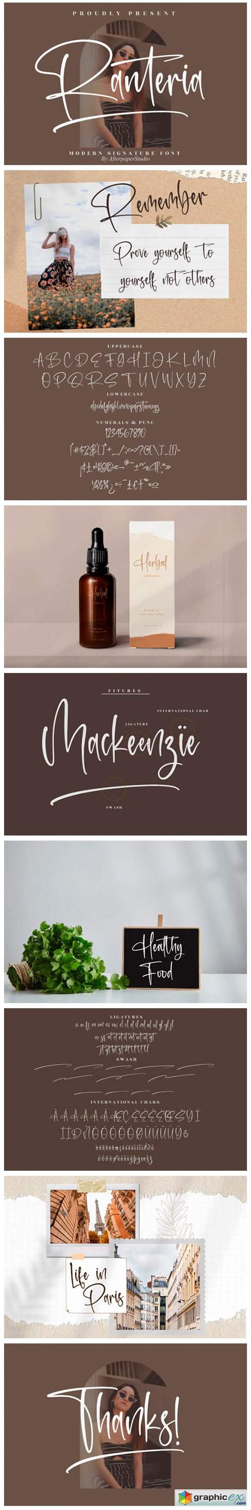  Ranteria Font 