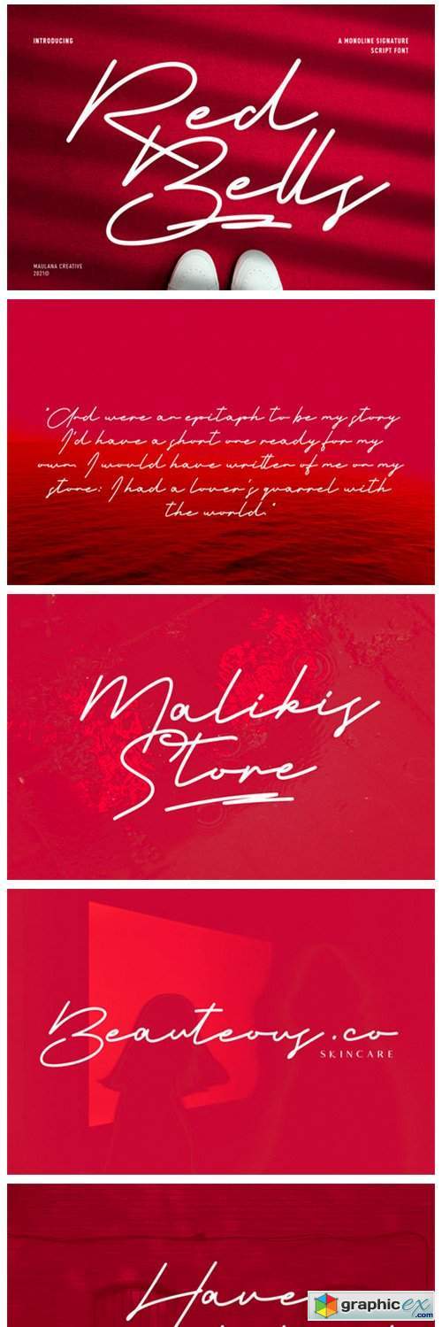 Red Bells Font