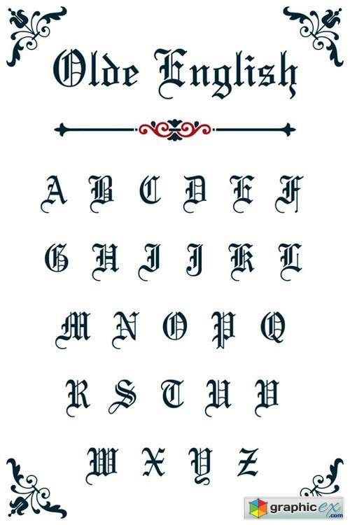  Old English Display Font 