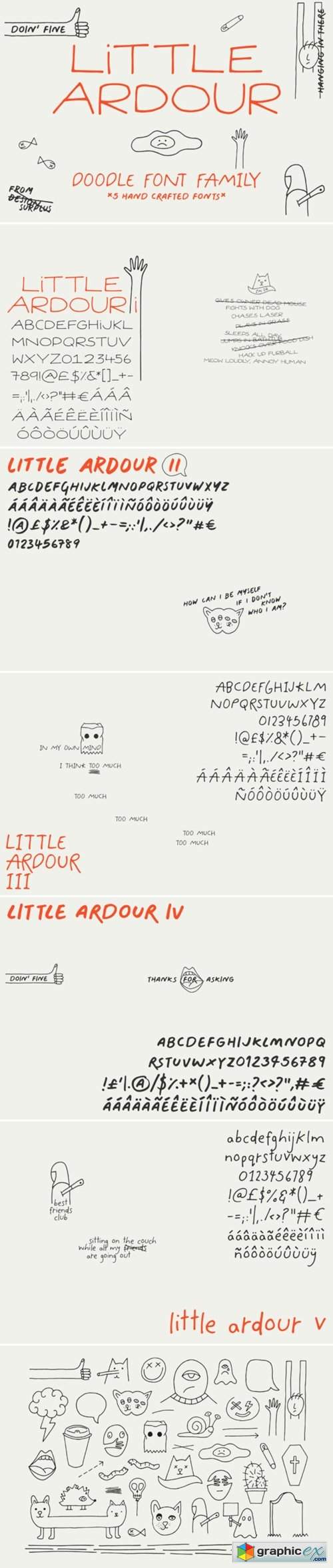  Little Ardour Font 