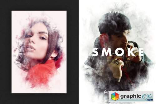 Smoke Dispersion Effect for Posters 