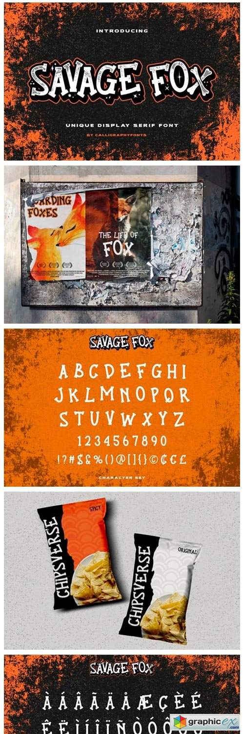  Savage Fox Font 