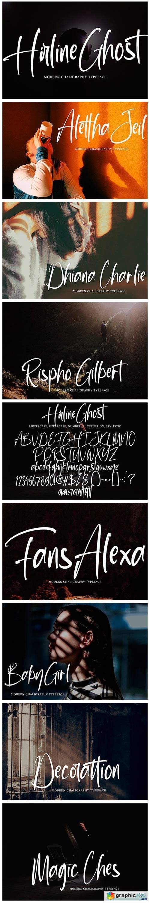 Hirline Ghost Font