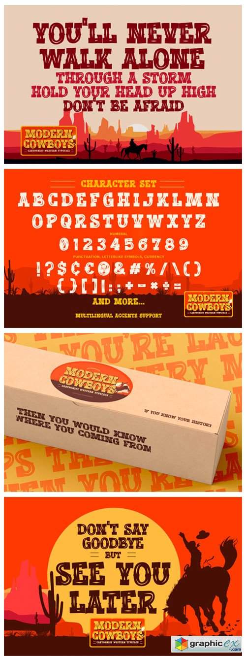  Modern Cowboys Font 