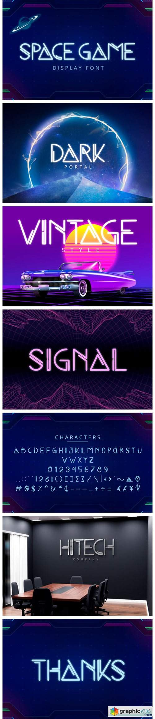  Space Game Font 