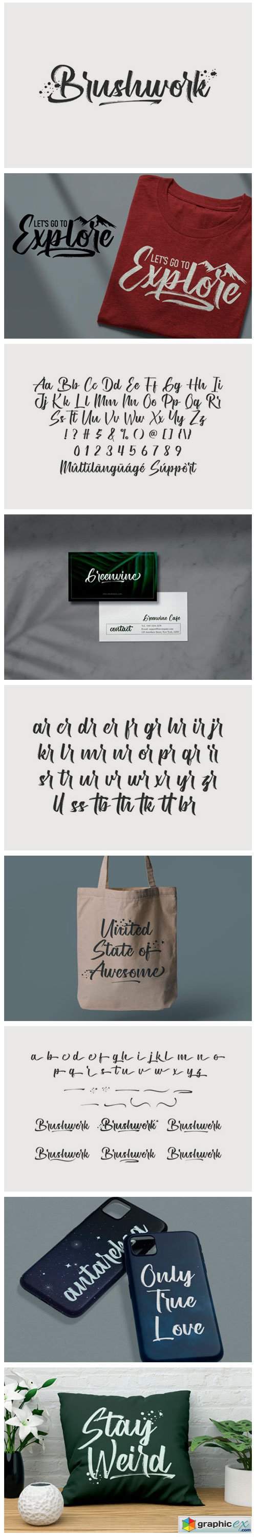 Brushwork Font