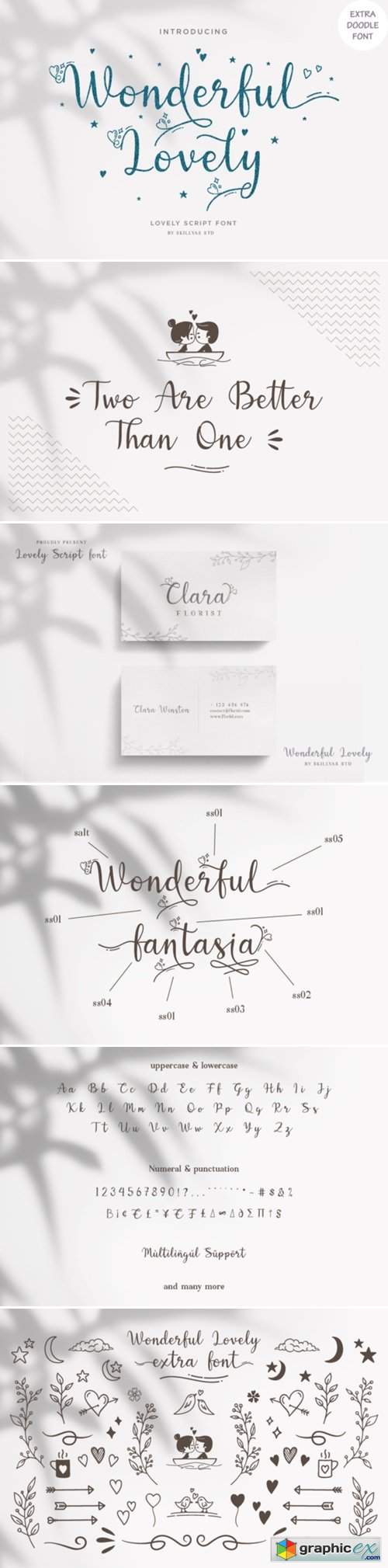  Wonderful Lovely Font 