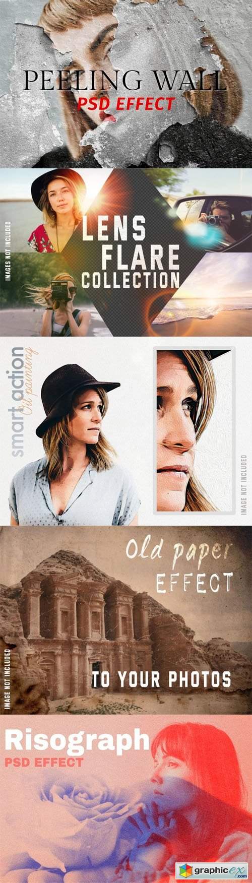  10+ Awesome Photoshop Effects & Overlays Collection 