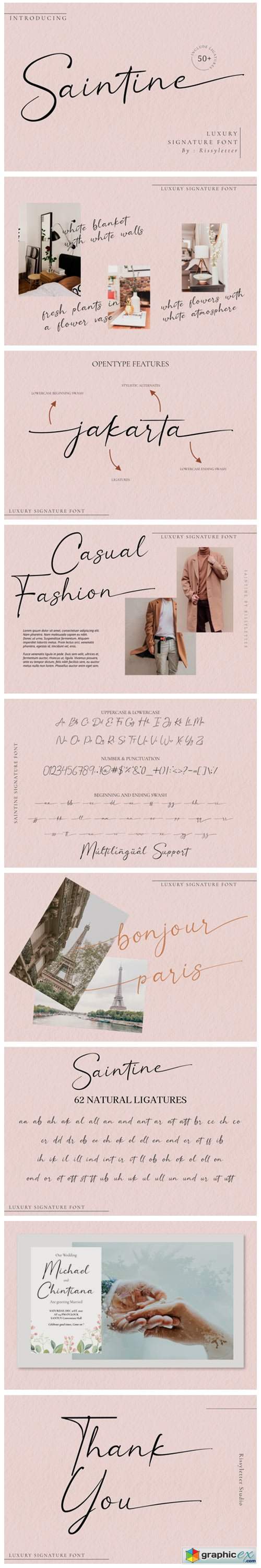  Saintine Font 