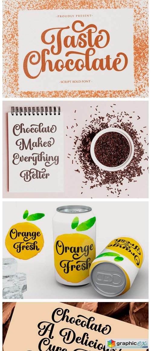  Taste Chocolate Font 