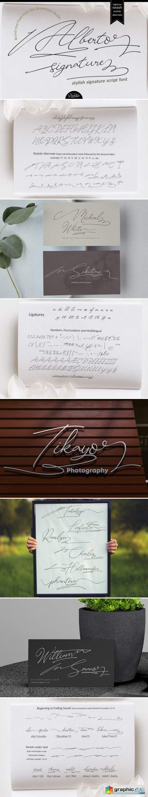  Alberto Signature Font 