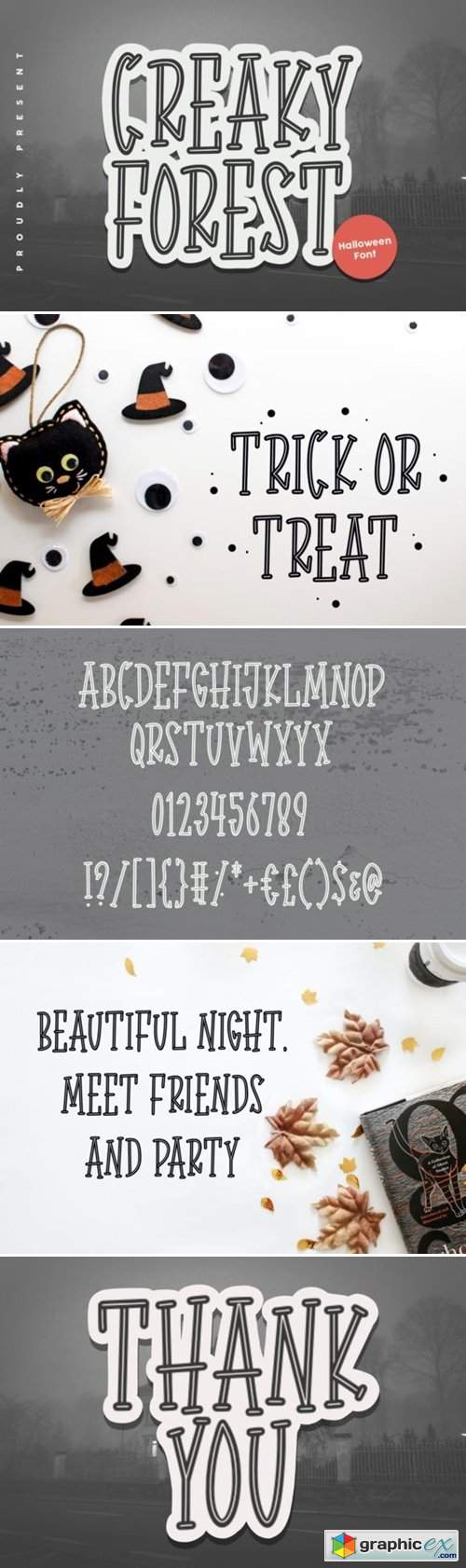  Creaky Forest Font 