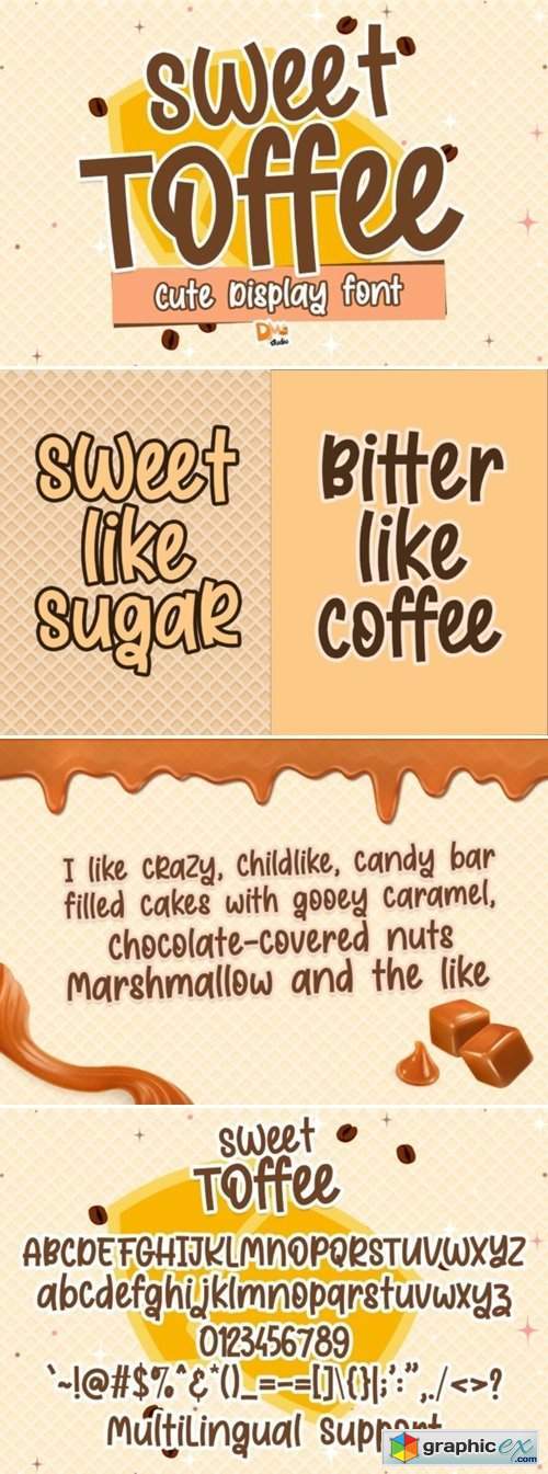 Sweet Toffee Font