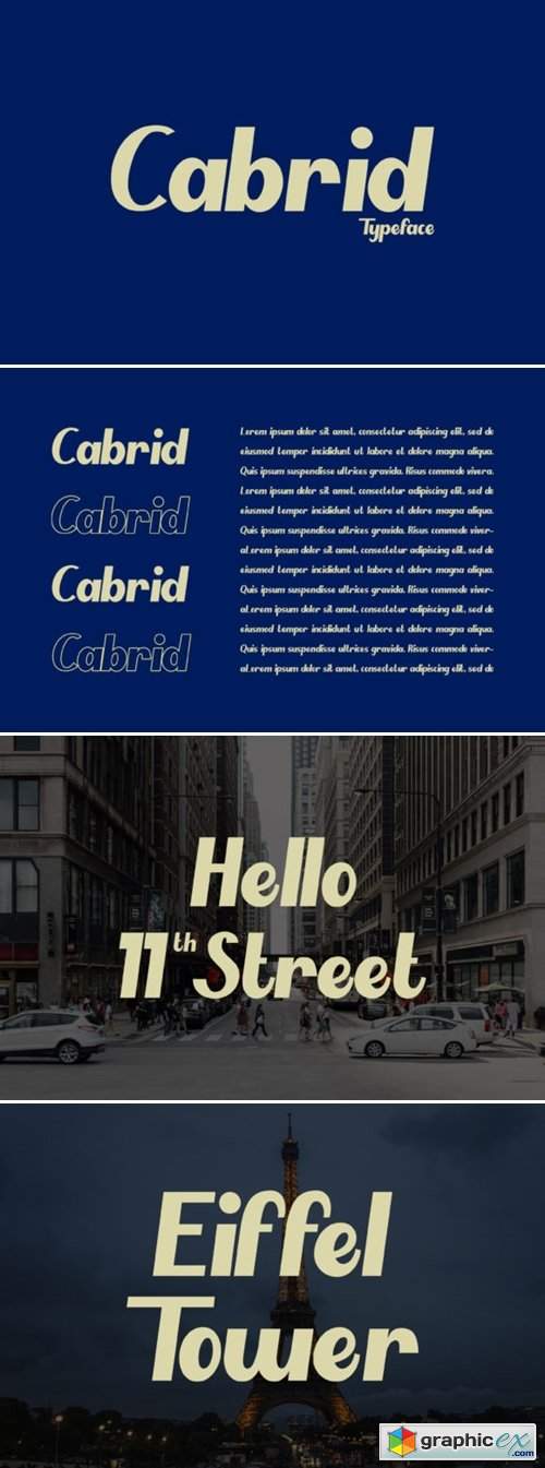  Cabrid Font 
